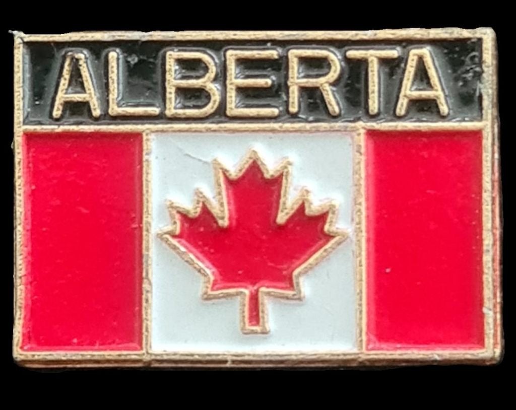 Alberta Canada pin- gelakt, Verzamelen, Speldjes, Pins en Buttons, Verzenden, Nieuw, Stad of Land, Speldje of Pin