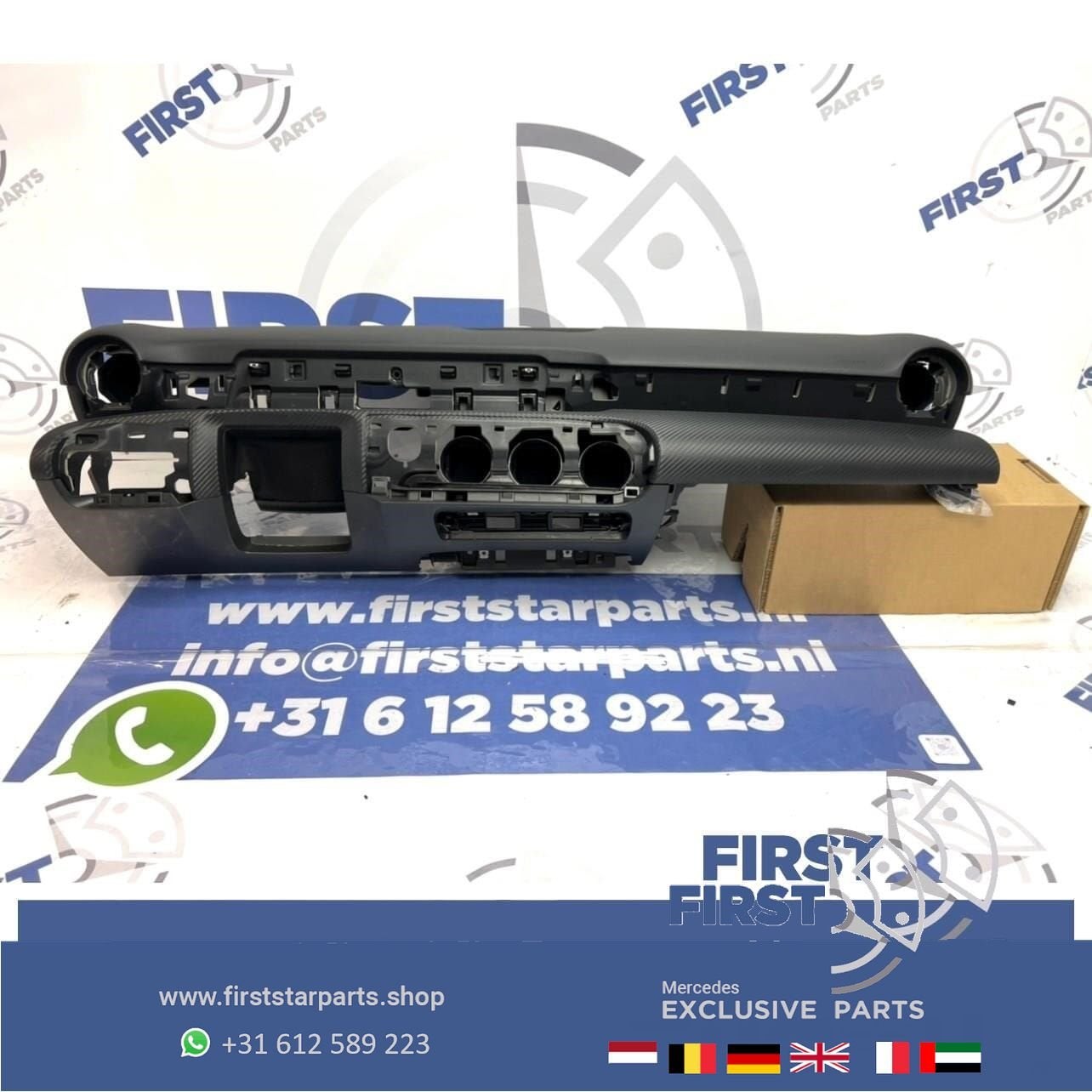 W177 ZWART DASHBOARD Mercedes A KLASSE 2018-2022 ORIGINEEL