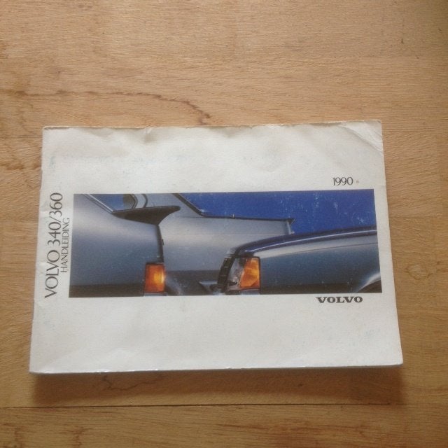 Volvo 340/360    Handleiding    1990      NL, Auto diversen, Ophalen of Verzenden