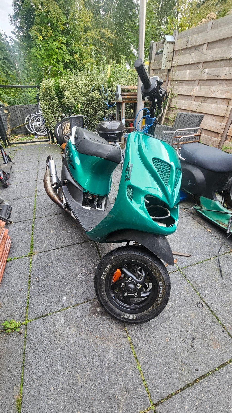 zip sp98 zonder blok in onderdelen, Ophalen, Zip, Zo goed als nieuw, Benzine