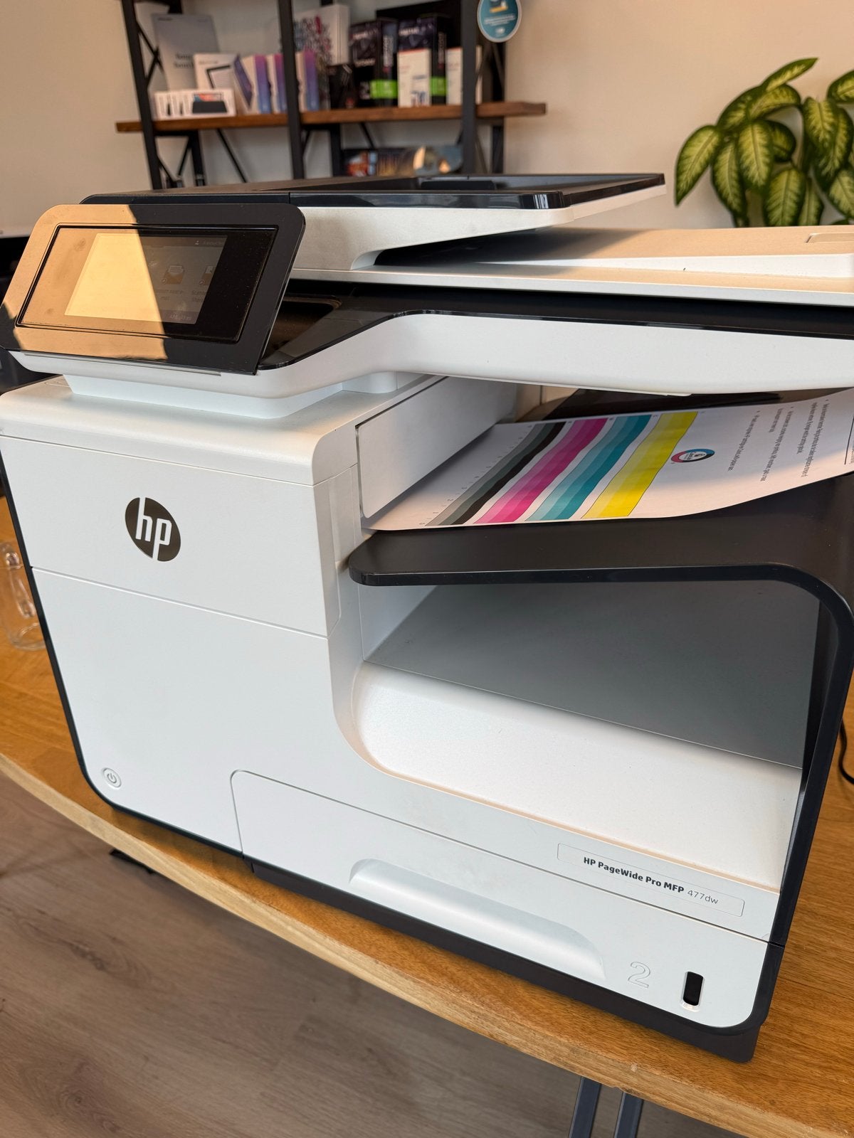 HP PageWide Pro MFP 477dw All-in-One Printer, Computers en Software, Ophalen, Gebruikt, Faxen, Inkjetprinter