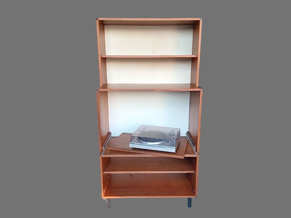 Cees Braakman Pastoe Made to Measure Teak Hi-Fi, Ophalen, Met plank(en), Gebruikt, Minder dan 150 cm