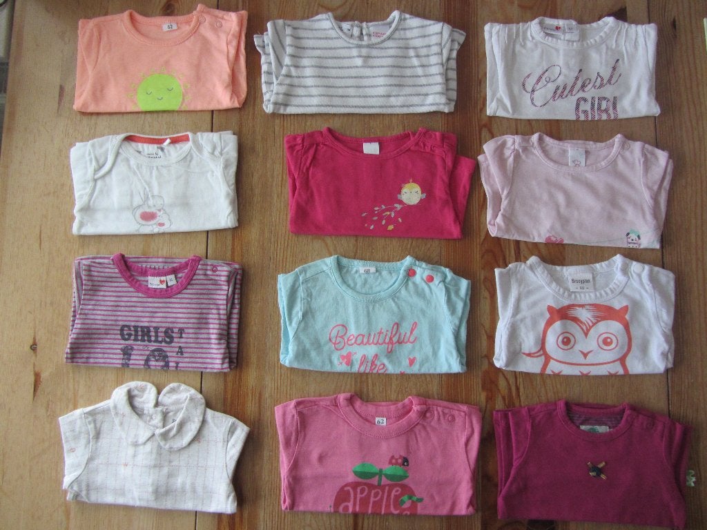 Veel shirtjes met lange mouw maat 62, Ophalen of Verzenden, Zo goed als nieuw, Meisje, Shirtje of Longsleeve