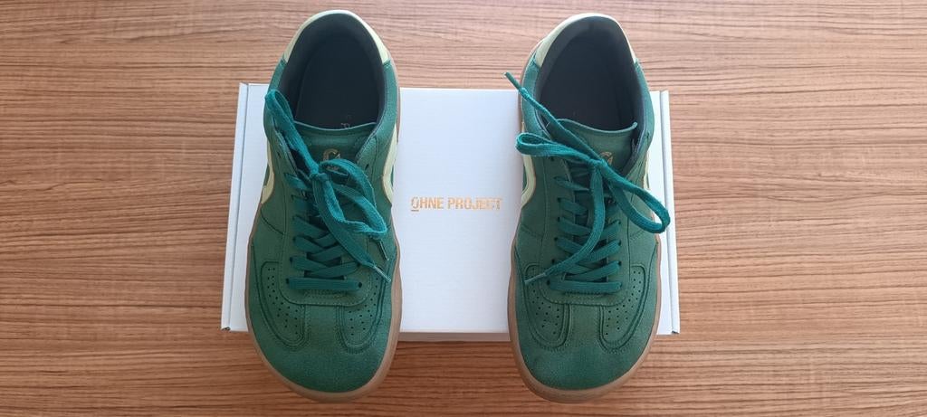 Ohne Project 070 petrol green barefoot sneakers maat 40, Kleding | Dames, Schoenen, Ophalen of Verzenden, Zo goed als nieuw, Groen