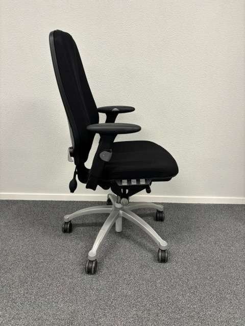 Bureaustoelen RH Logic 400 zwart, 8E arml, zwart, partij vr!, Niet ingevuld, Gebruikt, Zwart, Niet ingevuld