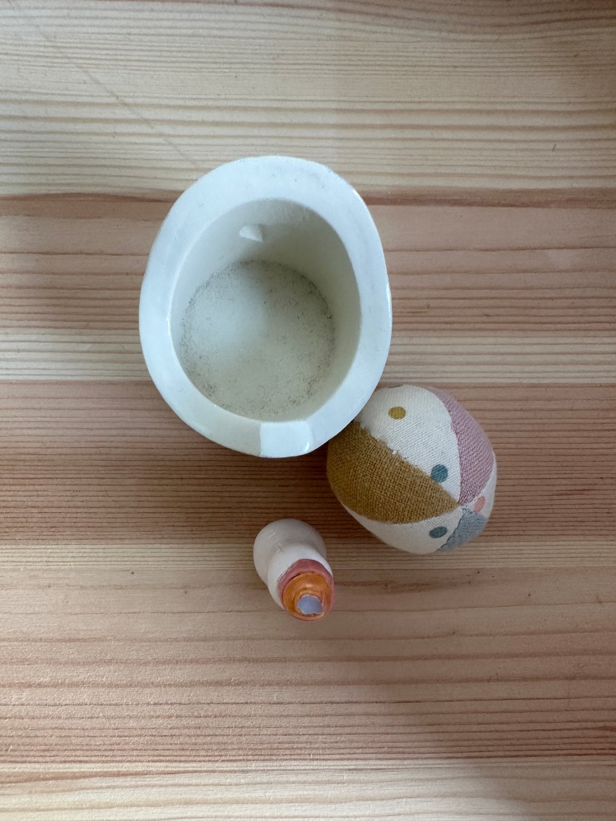 Maileg baby accessoires: potje, bal en flesje, Ophalen, Overige typen