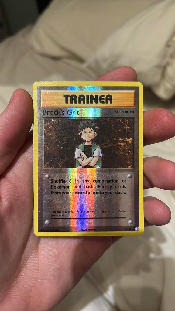 Brock’s Grit 74/108 Reverse Holo Evolutions, Ophalen of Verzenden, Zo goed als nieuw