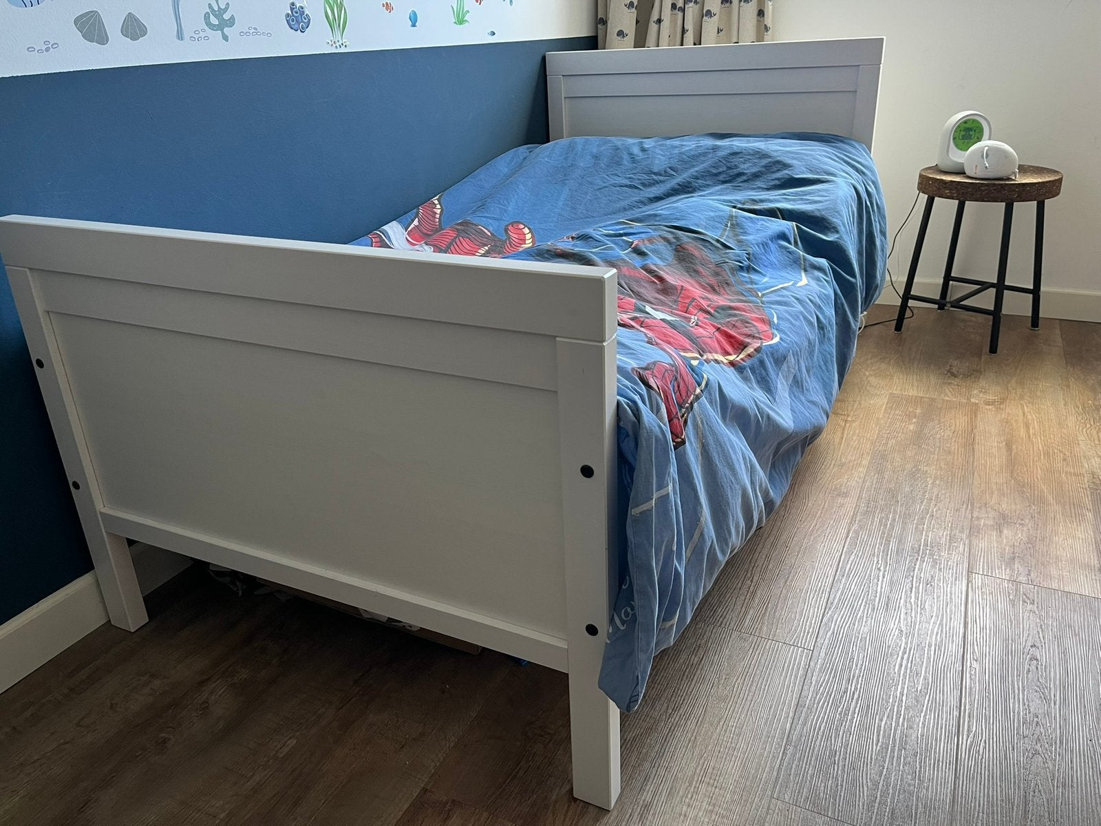 IKEA Sundvik meegroeibed (inc lattenbodem en matras), Ophalen, Zo goed als nieuw, 160 tot 180 cm, 85 tot 100 cm