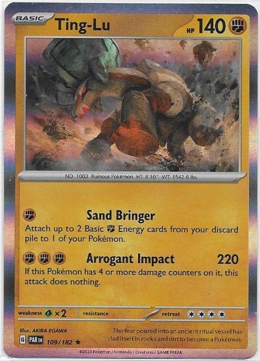 Paradox Rift,  Ting-Lu [holo] 109/182, Verzenden, Nieuw, Losse kaart