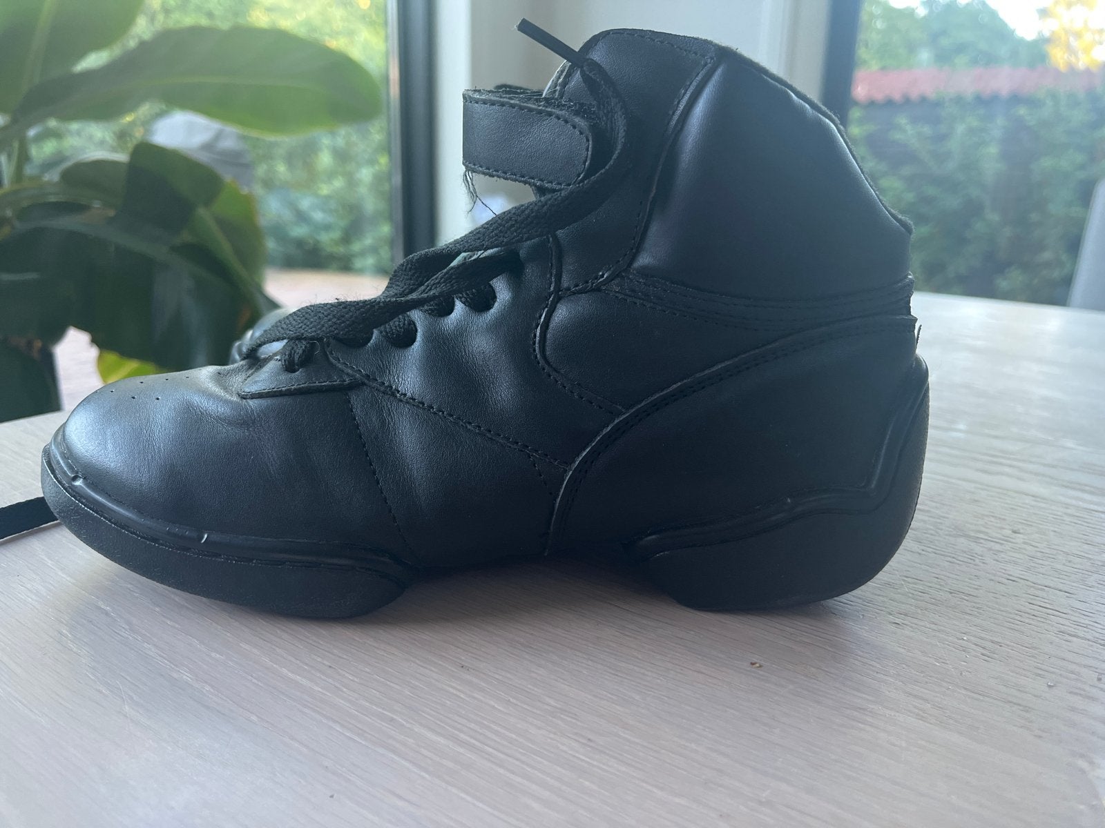 Zwarte dansschoenen - Hoog model, Ophalen, Gedragen, Zwart, Dansschoenen