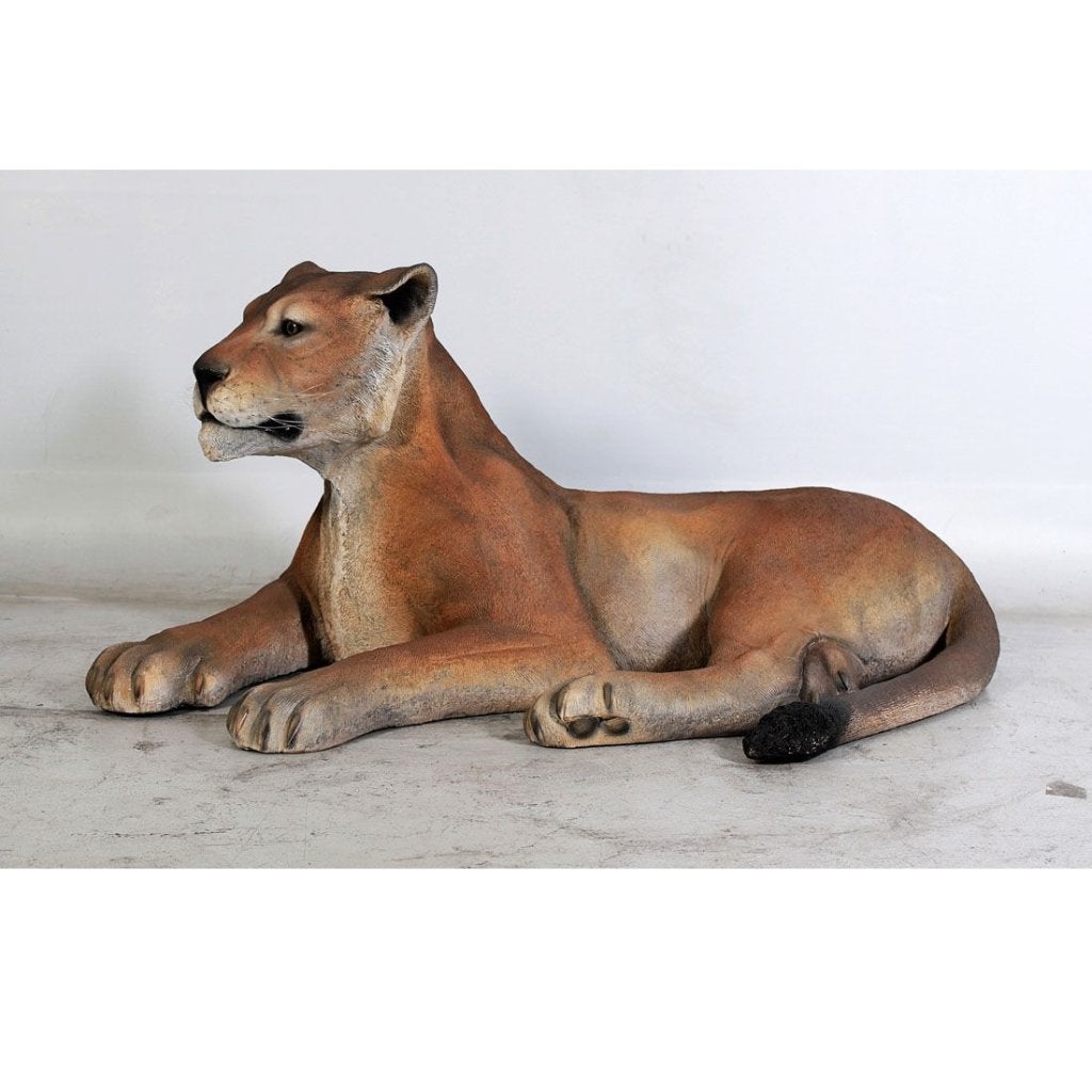Lioness Lying Down – Leeuw beeld Lengte 145 cm, Ophalen, Nieuw, Overige typen