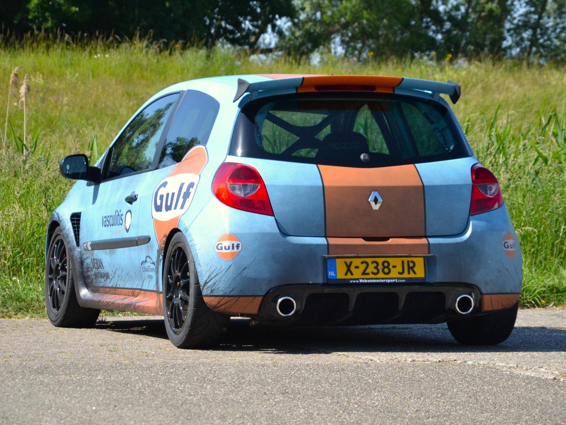 Renault Clio 2.0 RS Cup light / Trackday-ready / Lage km!, Auto's, Voorwielaandrijving, Gebruikt, Alcantara, Wit
