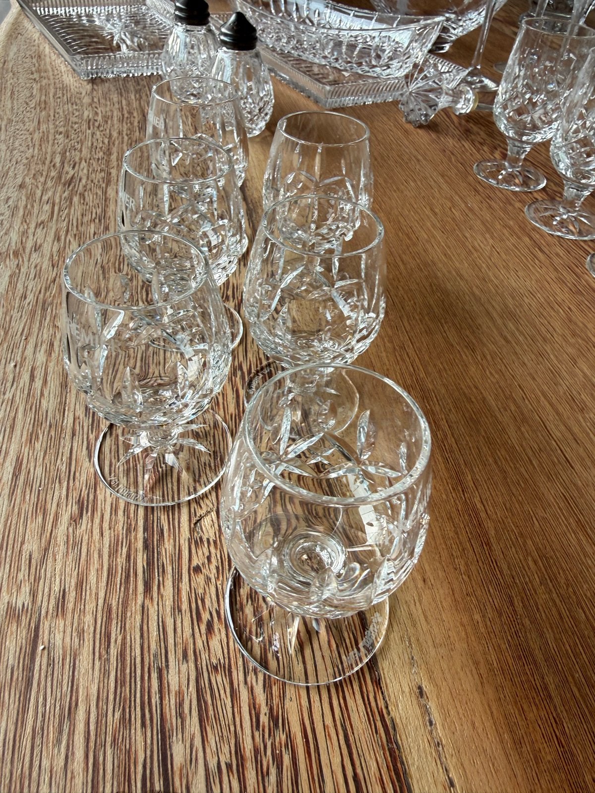 Diverse kristallen glazen - Nieuw, Antiek en Kunst, Antiek | Glas en Kristal, Ophalen of Verzenden