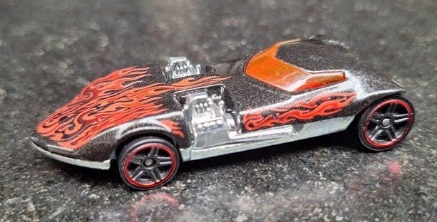 Hot Wheels Twin Mill met vlammen uit 1969, Ophalen of Verzenden, Zo goed als nieuw, Auto