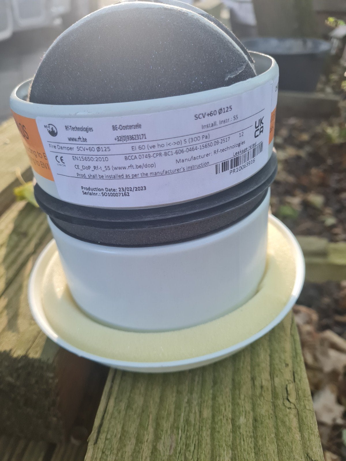 rf technologies roosters en wildeboer brandkleppen, Ophalen, Minder dan 2 meter, 80 mm of meer