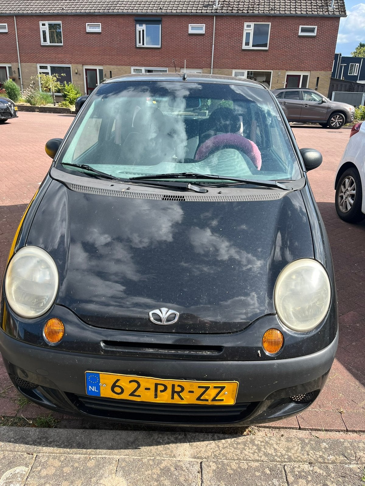 Daewoo Matiz 1.0 2004 Zwart, Auto's, Voorwielaandrijving, 64 pk, Zwart, Matiz