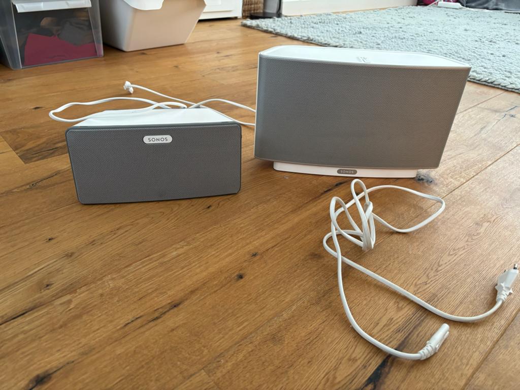 Sonos PLAY:3 en PLAY:5 Set - Draadloze Speakers, Gebruikt, Ophalen of Verzenden, Sonos, Minder dan 60 watt