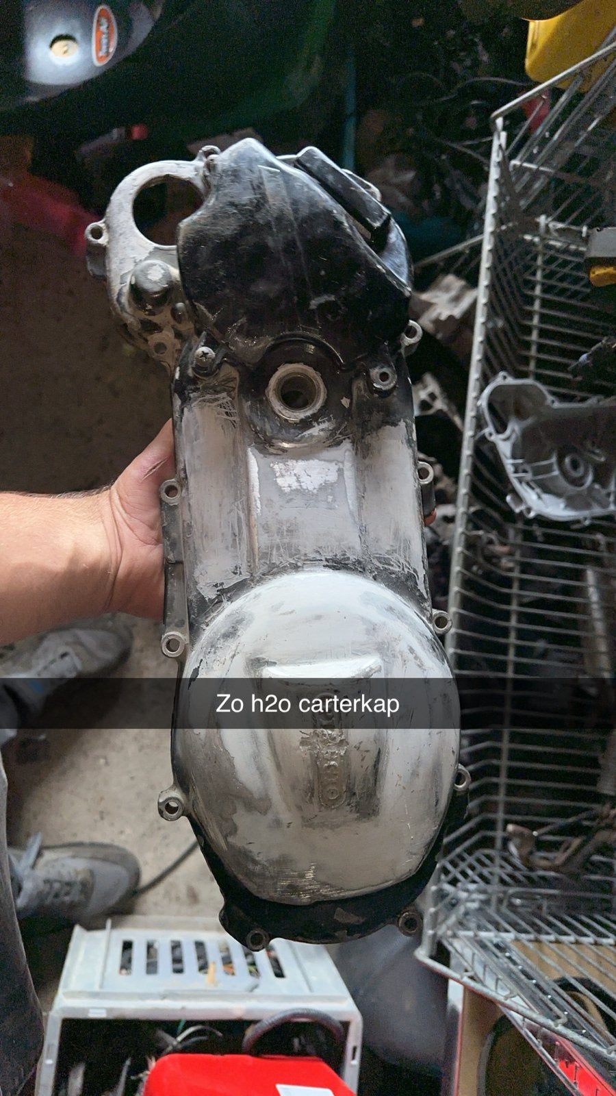 Piaggio zip sp h2o carterkap, Ophalen of Verzenden, Zo goed als nieuw, Blok