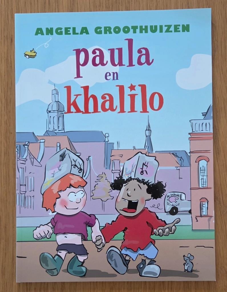 Paula en Khalilo - Angela Groothuizen (Kinderboek), Ophalen of Verzenden, Zo goed als nieuw, Angela Groothuizen, Fictie algemeen