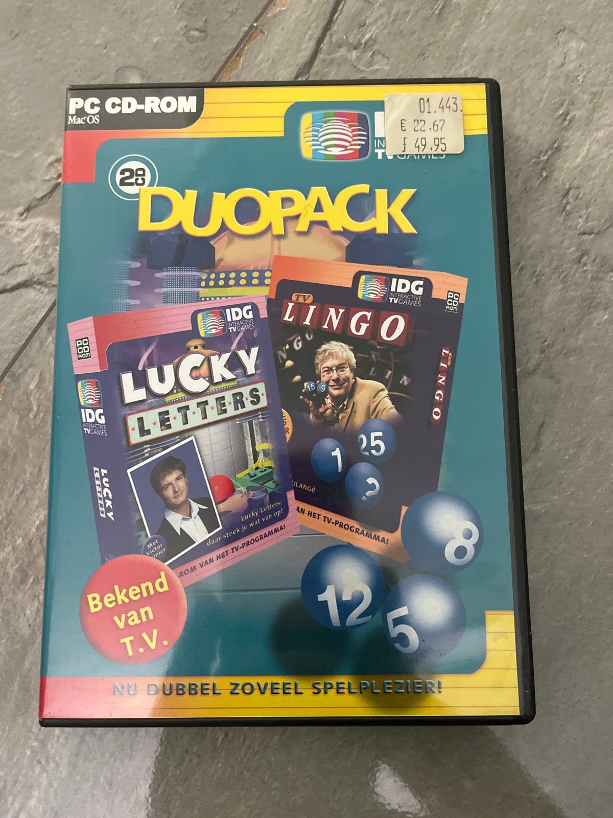 Duopack: Lucky Letters & Lingo PC CD-ROM (MacOS), Puzzel en Educatief, Gebruikt, 1 speler, Ophalen of Verzenden