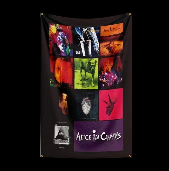 Grote vlaggen Alice in Chains (150x90cm), Ophalen of Verzenden, Nieuw
