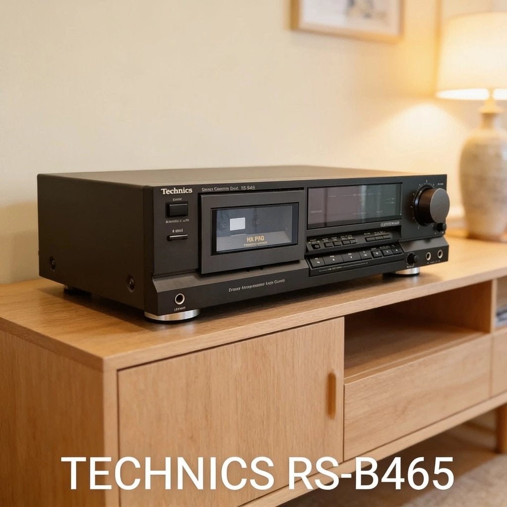 Vintage Technics RS-B465 Cassettedeck  Dolby B/C & HX Pro, Overige merken, Gebruikt, Ophalen of Verzenden, Minder dan 60 watt