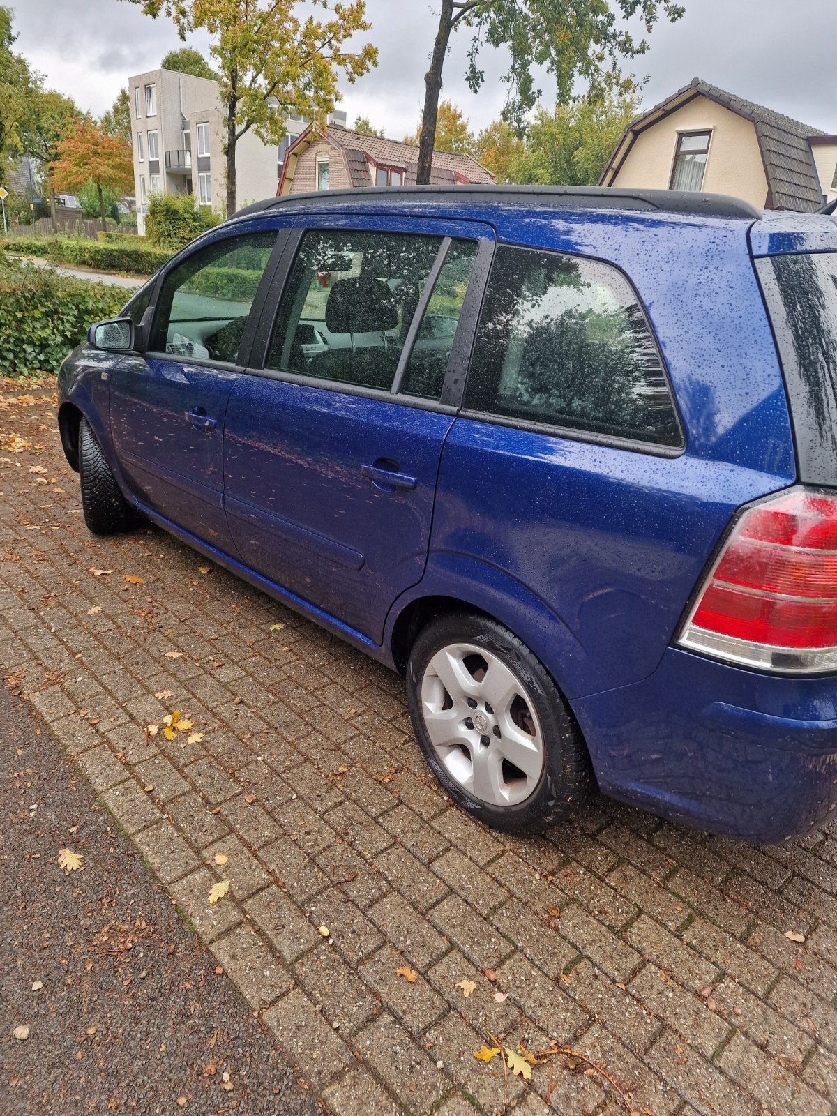Opel Zafira 2.2 2006 Blauw met nieuwe apk, Auto's, Voorwielaandrijving, 4 cilinders, Blauw, 7 stoelen