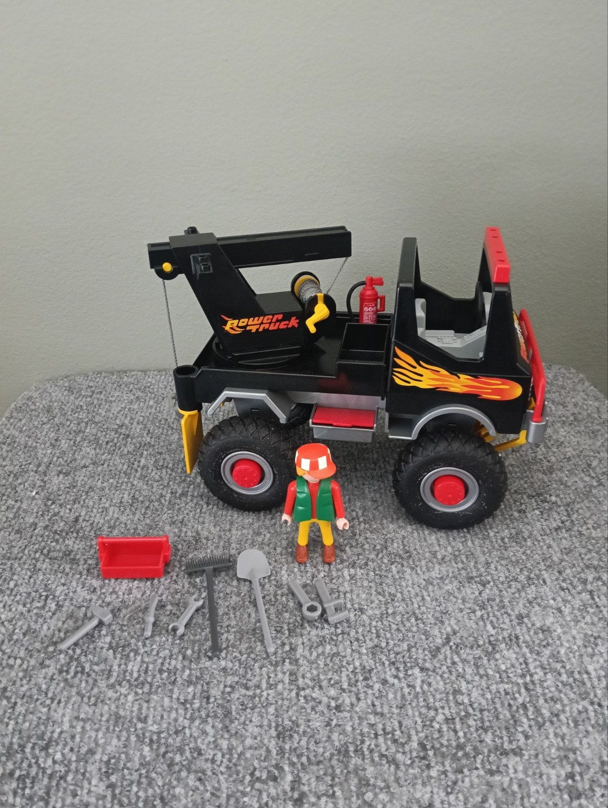 Playmobil Power Truck met accessoires, Lieselotjetweedehandsspeelgoed@gmail.com, Complete set, -, Voertuig