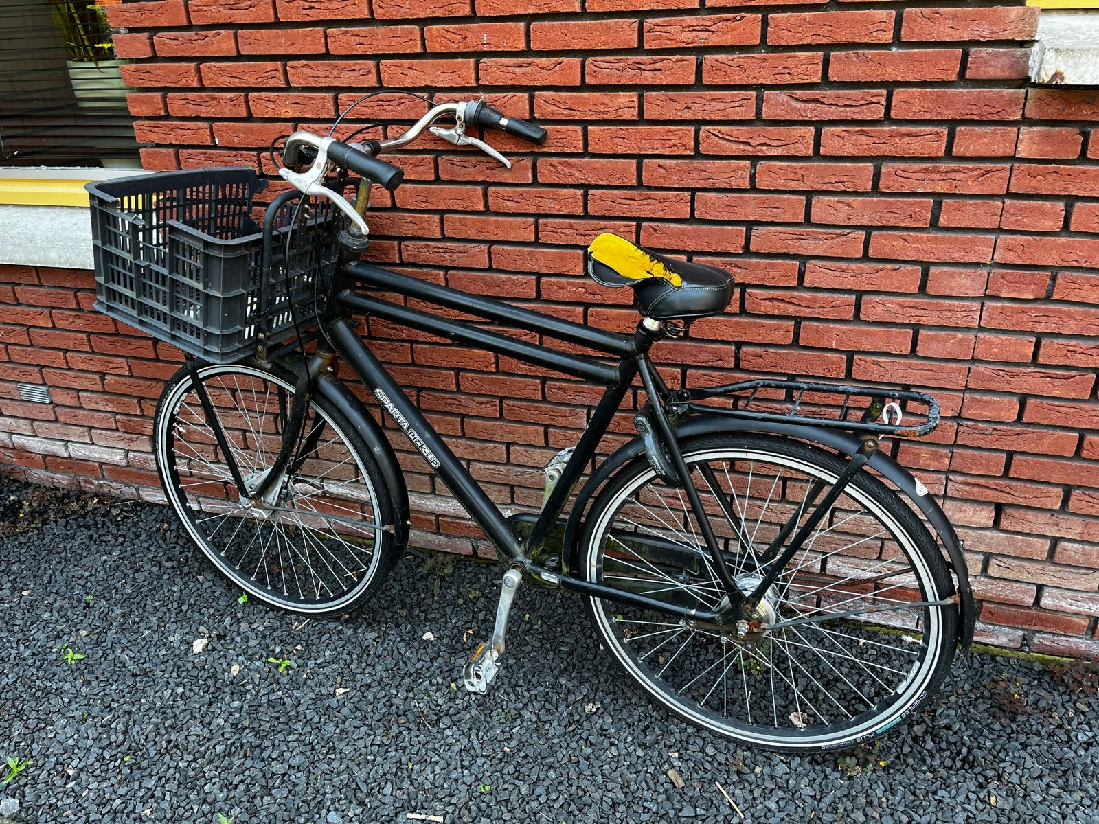 Sparta Pick-Up Transportfiets - Zwart, Ophalen, Terugtraprem, Sparta, Versnellingen