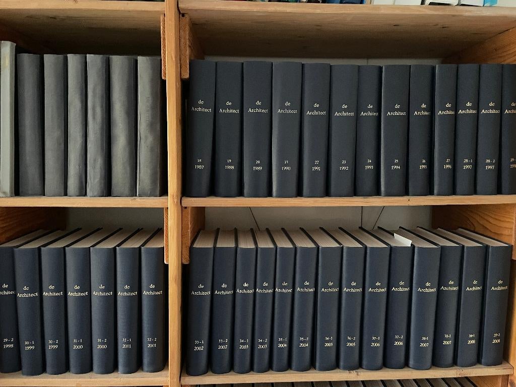 Tijdschrift de Architect, Ophalen, Diverse auteurs, Zo goed als nieuw, Architectuur algemeen