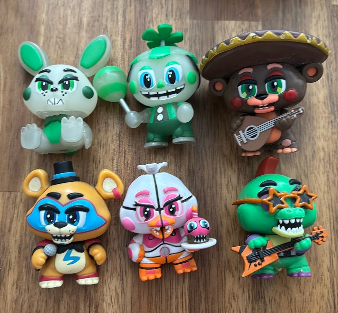 6 funko five nights at Freddy’s minis, Ophalen, Zo goed als nieuw, Knuffel of Figuurtje