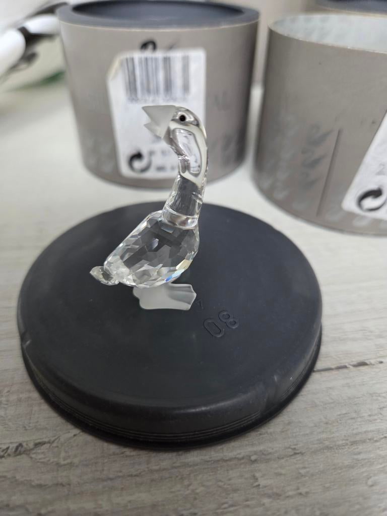Swarovski gans kristal figuurtje, Verzamelen, Swarovski, Ophalen of Verzenden, Zo goed als nieuw, Figuurtje