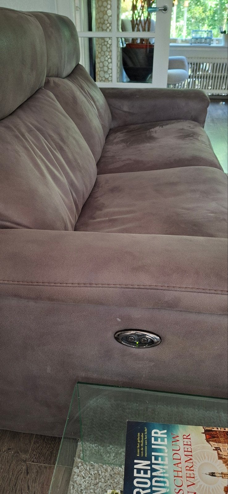 Comfortabele 3-zitsbank met relaxfunctie, Ophalen, Modern, Comfortabel, Gebruikt, Tweepersoons