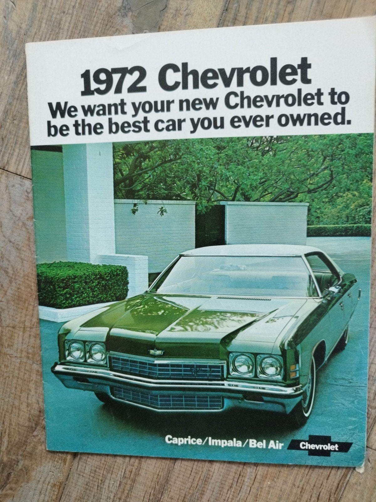 1972 Chevrolet Caprice Impala Bel Air Brochure, Gelezen, Chevrolet, Chevrolet, Ophalen of Verzenden