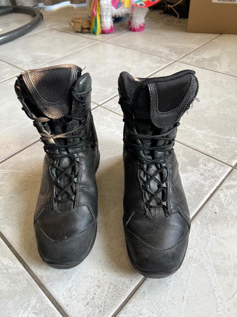 Gedragen paar HAIX Ranger legerschoenen maat 46 Heren Normal, Verzenden, Gebruikt, Schoenen