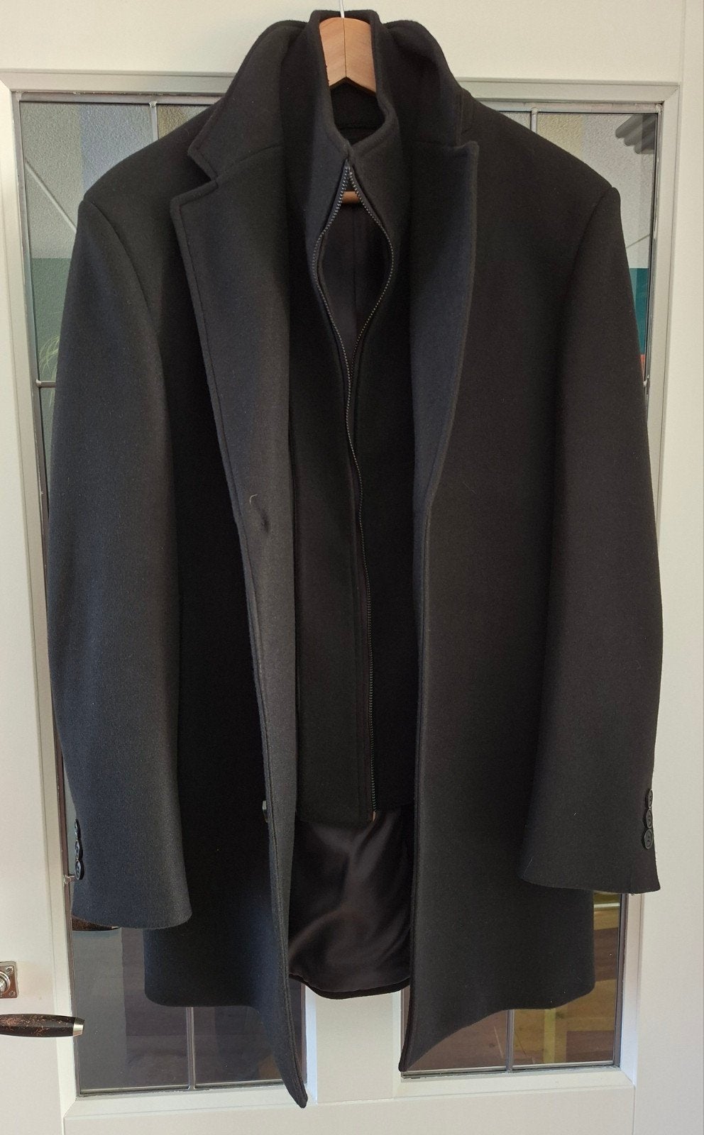 Gents heren jas zwart, mt. 48 - Nw., Maat 48/50 (M), Zwart, Nieuw, Ophalen of Verzenden