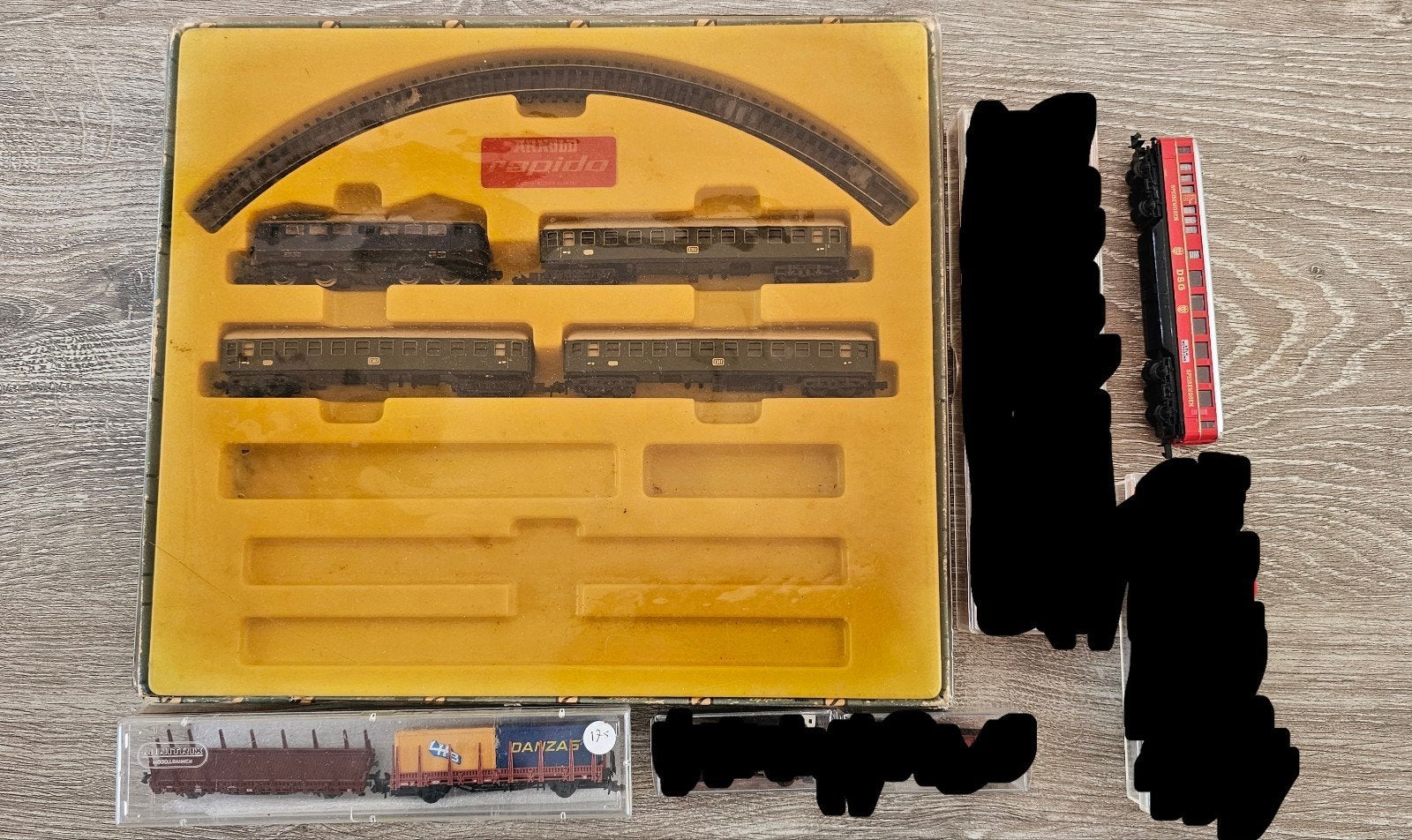 Partijtje Duitse treinen, rijtuigen en wagons (arnold), Hobby en Vrije tijd, Arnold, Gebruikt, Gelijkstroom, Wagon