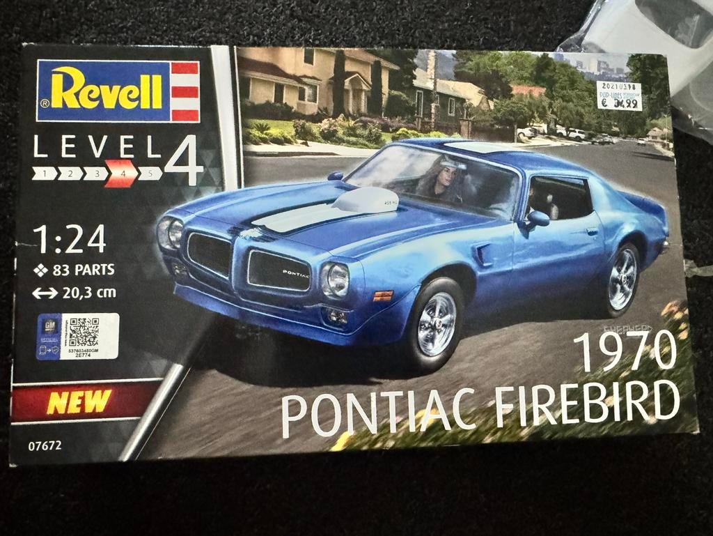 Revell Pontiac Firebird 1970 Modelbouwkit - Nieuw, Hobby en Vrije tijd, Ophalen, Nieuw, Auto, Revell