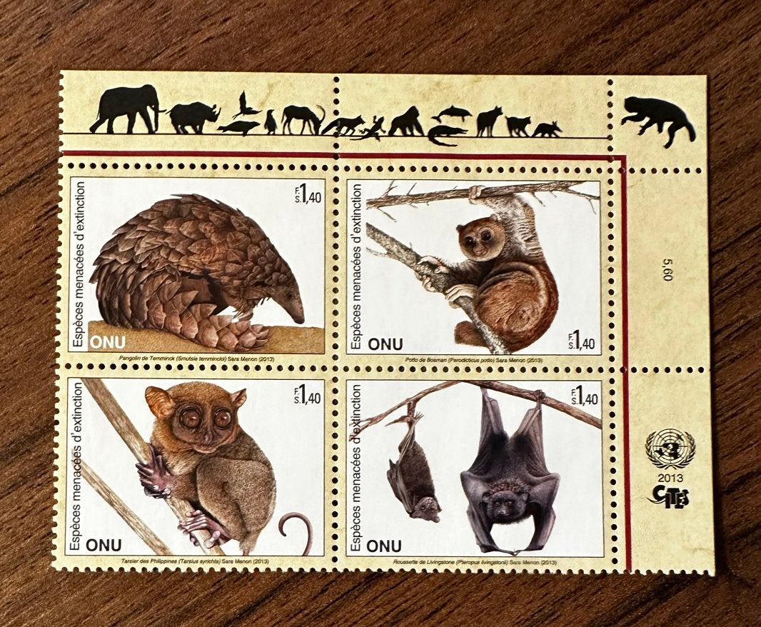 Verenigde Naties Genève 2013 Dieren Postfris, Ophalen of Verzenden, Postfris