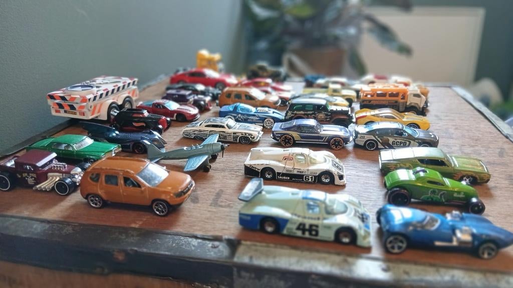35 metalen auto's, Ophalen of Verzenden, Gebruikt