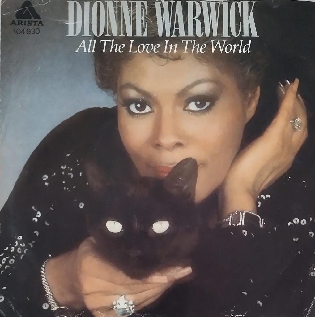 Dionne Warwick - All The love in the world, 7 inch, Zo goed als nieuw, Pop, Fotohoes