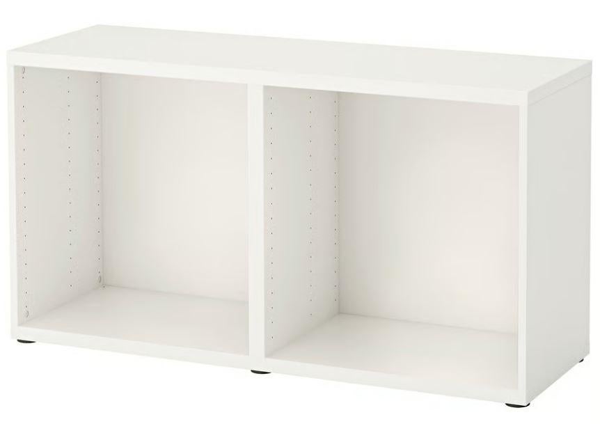 IKEA Besta basiselementen 120x40x64 en toebehoren, Ophalen, Glas, 50 tot 100 cm, Zo goed als nieuw