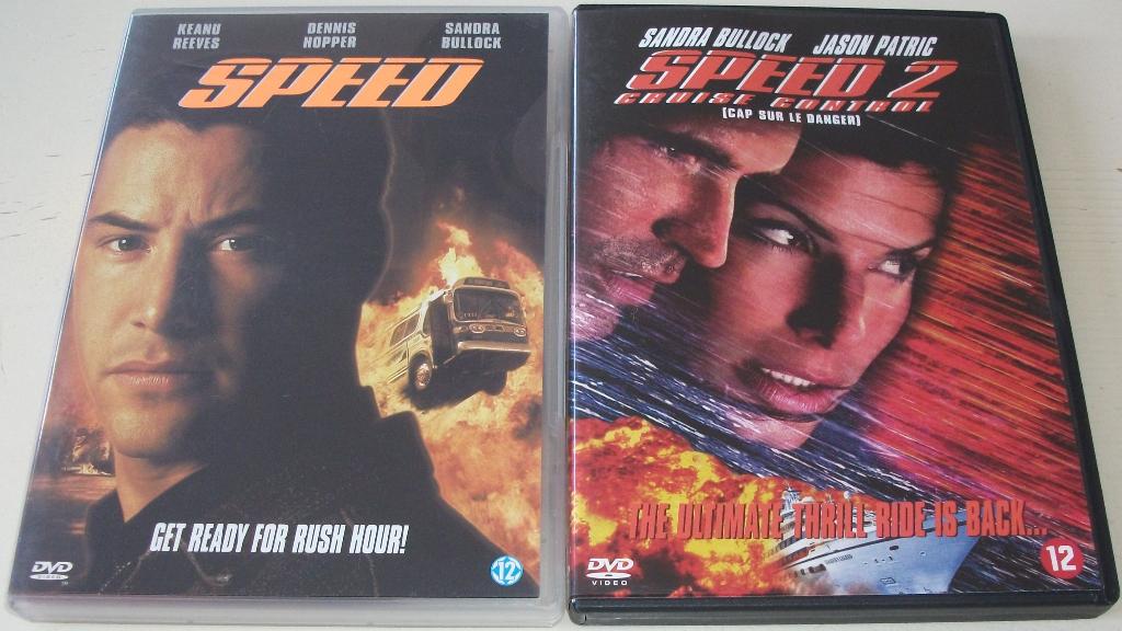 Dvd *** SPEED *** Deel 1 + 2, Vanaf 12 jaar, Ophalen of Verzenden, Zo goed als nieuw, Actie