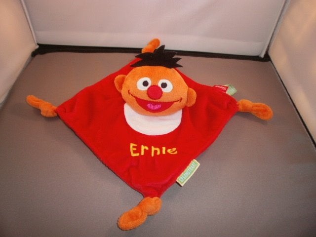 sesamstraat Ernie en Elmo velours of koekiemonster of ABN, Overige karakters, Nieuw, Ophalen of Verzenden, Wasbaar