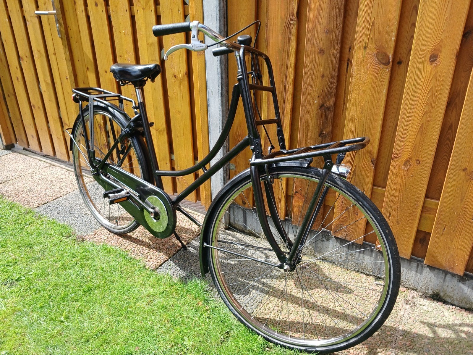 Transportfiets 26 inch, Framemaat 50 cm, Nieuwe Ketting, Fietsen en Brommers, Gebruikt, Velgrem, Handrem, Ophalen