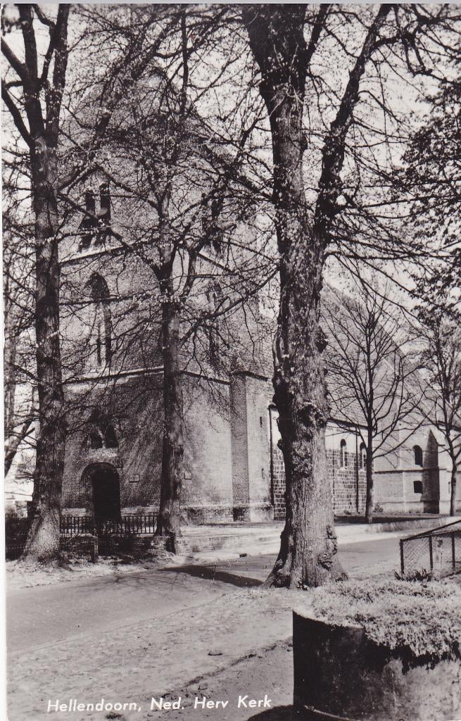Hellendoorn. Ned. Herv. Kerk.  (1964), Verzenden, 1960 tot 1980, Gelopen, Overijssel