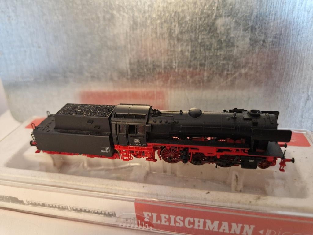 Fleischmann N Stoomlok BR23 ovp 7123, Gebruikt, Fleischmann, Ophalen of Verzenden, Analoog