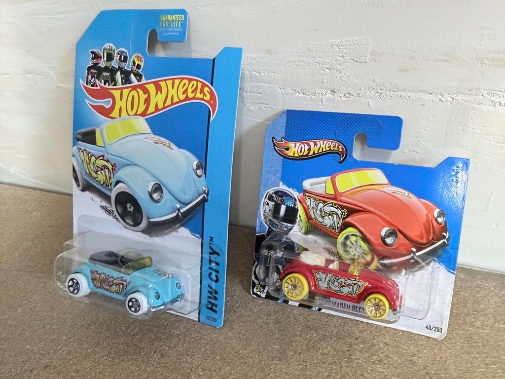 Hotwheels cabrio kever model 1:64, Ophalen of Verzenden, Nieuw, Auto