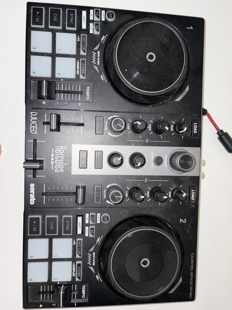 Dj set hercules met 2 boxen, Muziek en Instrumenten, Dj-sets en Draaitafels, Ophalen, Gebruikt, Dj-set, Overige merken