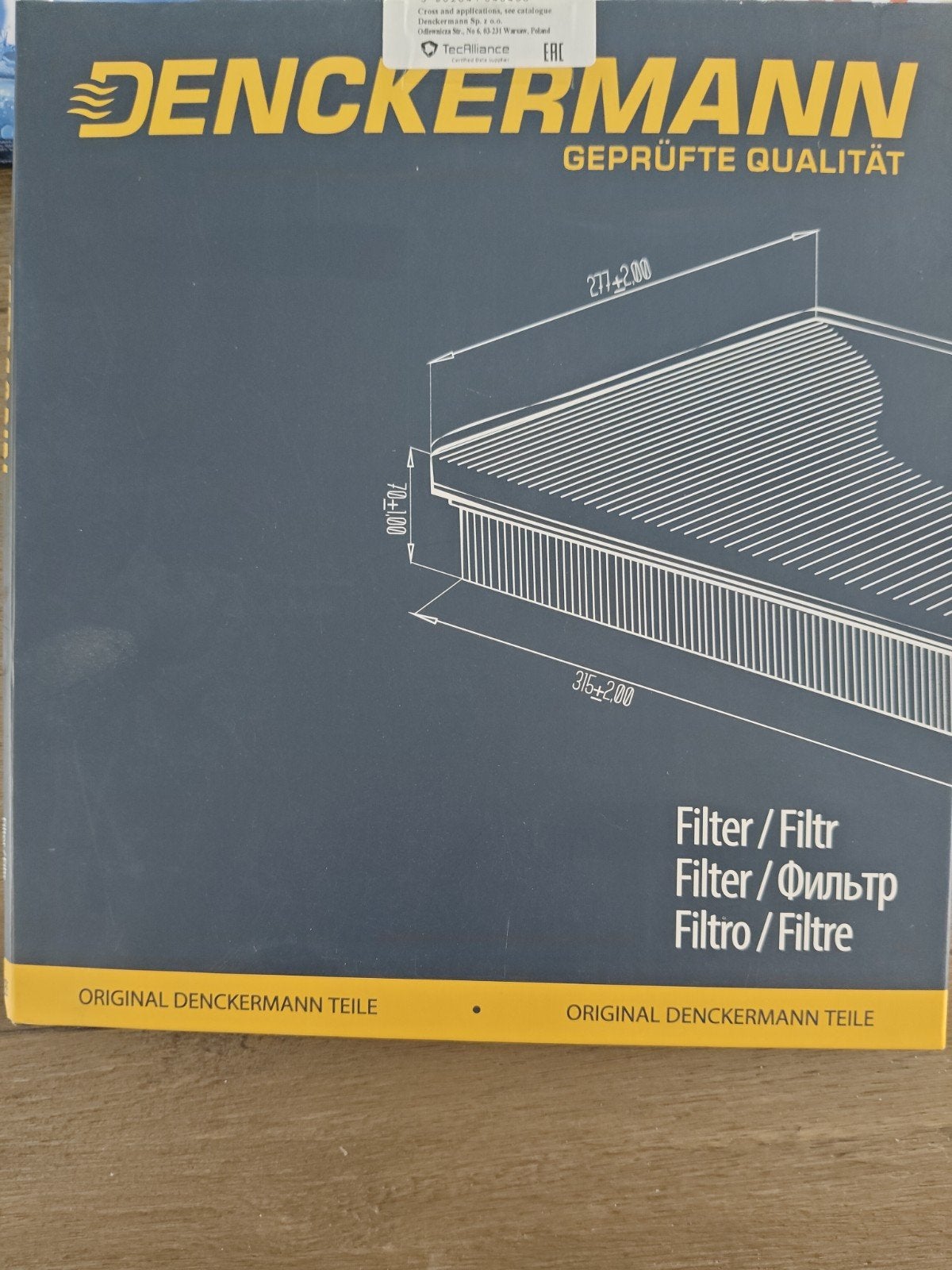 Denckermann interieur/carbon filter Nissan Note/Micra, Ophalen of Verzenden, Nieuw, Nissan